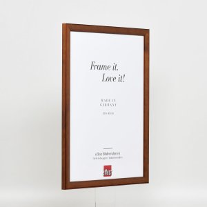 Efekt drevený rám profil 89 tmavo hnedý 40x50 cm normálne sklo