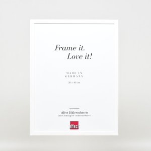 Efektný drevený rám profil 35 biely 40x60 cm antireflexné sklo