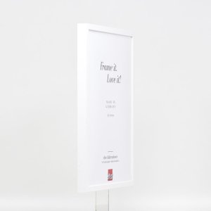 Efektný drevený rám profil 35 biely 40x60 cm antireflexné sklo