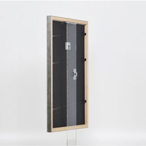 Efektný drevený rám profil 2070 múzejné sklo 40x60 cm strieborný