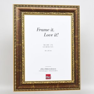 Efekt Barokový obrazový rám profil 31 hnedý 42x59,4 cm antireflexné sklo