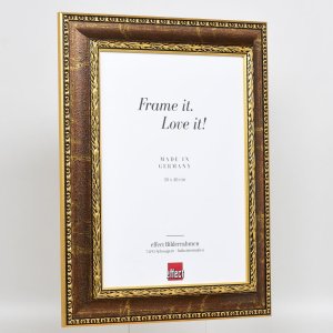 Efekt Barokový obrazový rám profil 31 hnedý 42x59,4 cm antireflexné sklo