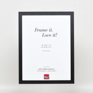 Efektný drevený rám profil 2210 čierny 50x50 cm antireflexné sklo