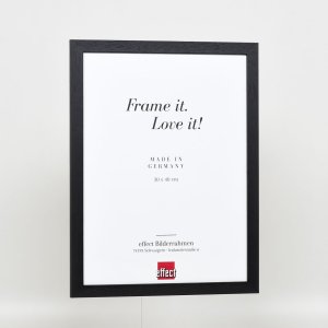 Efektný drevený rám profil 2210 čierny 50x50 cm antireflexné sklo