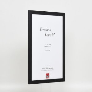 Efektný drevený rám profil 2210 čierny 50x50 cm antireflexné sklo