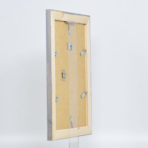 Efektný rám na obrazy z masívneho dreva 2240 sivý 50x50 cm normálne sklo