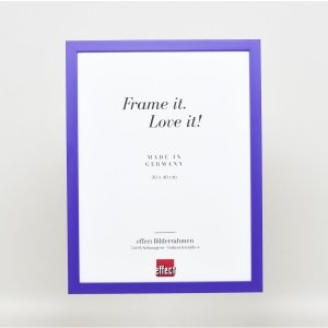 Drevený rám Top Cube 50x60 cm fialové antireflexné sklo