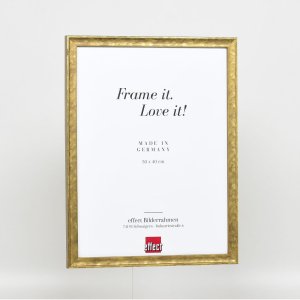 Efekt drevený rám profil 2070 normálne sklo 50x60 cm zlatý