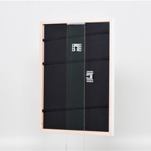 Efektný drevený rám profil 2070 antireflexné sklo 50x60 cm biely