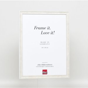 Efektný drevený rám profil 2070 antireflexné sklo 50x60 cm biely