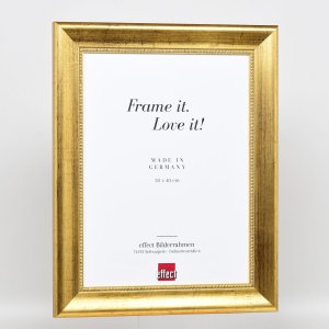 Efektný drevený rám profil 95 zlatý 50x60 cm antireflexné sklo