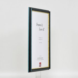 Efekt drevený rám profil 21 modrý 50x70 cm normálne sklo