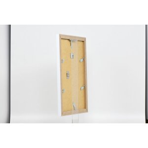 Efektný obrazový rám 2319 biely 50x70 cm z múzejného skla