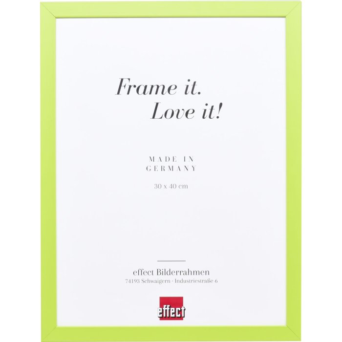 Drevený rám Top Cube 50x75 cm zelené normálne sklo