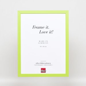 Drevený rám Top Cube 50x75 cm zelené normálne sklo