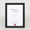 Efektný drevený rám profil 94 čierny 59,4x84,1 cm antireflexné sklo