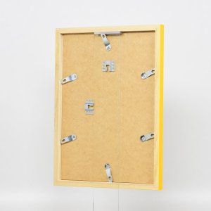 Drevený rám Top Cube 60x60 cm žlté antireflexné sklo