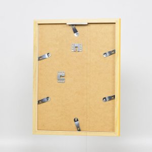 Drevený rám Top Cube 60x60 cm žlté antireflexné sklo