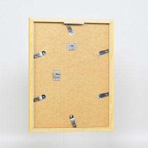 Drevený rám Top Cube 60x60 cm žlté antireflexné sklo