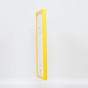 Drevený rám Top Cube 60x60 cm žlté antireflexné sklo