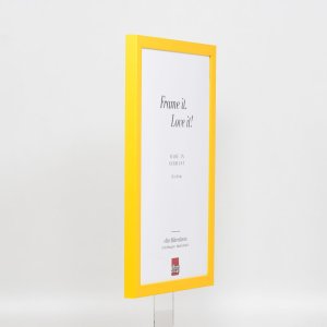Drevený rám Top Cube 60x60 cm žlté antireflexné sklo