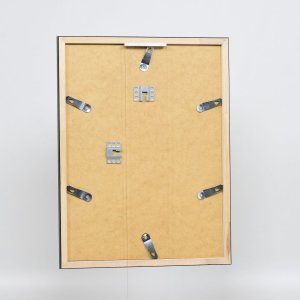 Efekt drevený rám profil 2070 normálne sklo 60x60 cm čierna