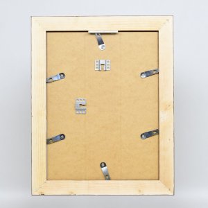 Efektný drevený rám 2400 hnedý 60x60 cm normálne sklo
