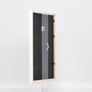 Efekt drevený rám profil 2070 normálne sklo 60x80 cm biely