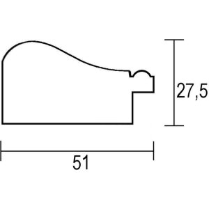 Efektný drevený rám profil 95 čierny 60x80 cm antireflexné sklo