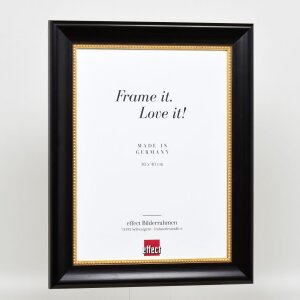 Efektný drevený rám profil 95 čierny 60x80 cm antireflexné sklo