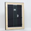 Efektný drevený rám profil 95 čierny 60x80 cm antireflexné sklo