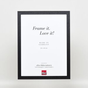 Efektný drevený rám profil 2210 čierny 60x90 cm antireflexné sklo