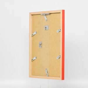 Drevený rám Top Cube 60x90 cm červené antireflexné sklo