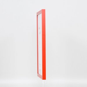 Drevený rám Top Cube 60x90 cm červené antireflexné sklo