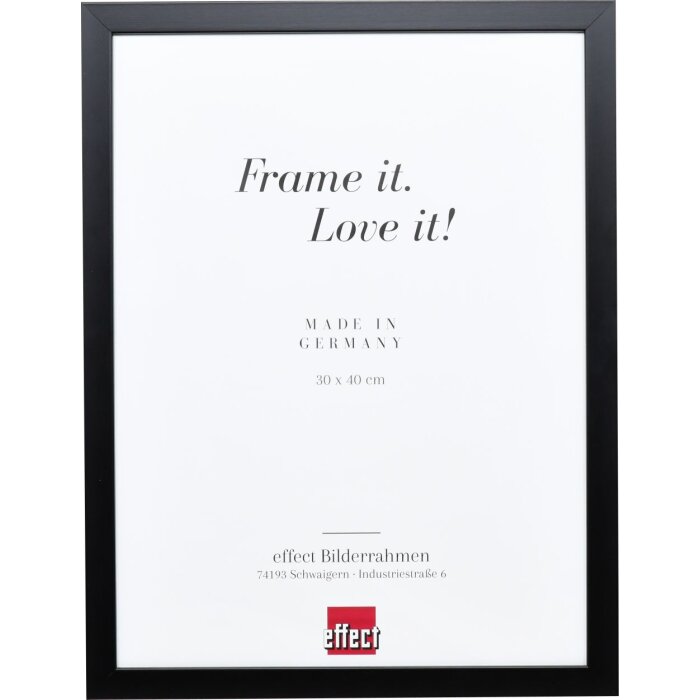 Drevený rám Top Cube 60x90 cm čierne antireflexné sklo