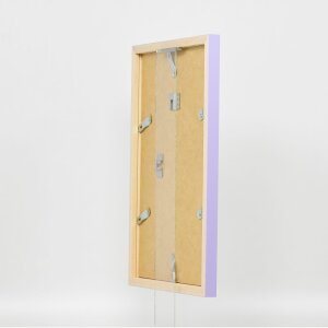 Drevený rám Top Cube 60x90 cm lila antireflexné sklo