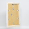 Efektný rám na obrazy z masívneho dreva 2240 biely 61x91,5 cm akrylové sklo