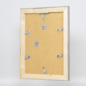Efektný rám na obrazy z masívneho dreva 2240 sivý 61x91,5 cm akrylové sklo