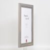 Efektný rám na obrazy z masívneho dreva 2240 sivý 61x91,5 cm akrylové sklo