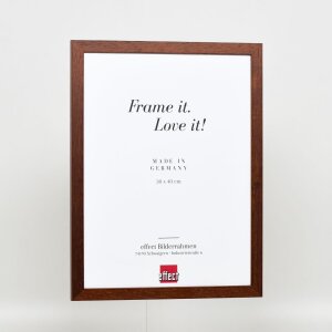 Efektný drevený rám profil 2210 tmavohnedý 61x91,5 cm múzejné sklo