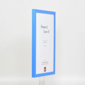 Drevený rám Top Cube 61x91,5 cm modré múzejné sklo