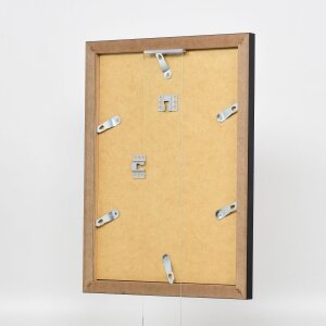 Efektný obrazový rám 2319 strieborný vysoký lesk 61x91,5 cm múzejné sklo