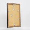 Efektný obrazový rám 2319 strieborný vysoký lesk 61x91,5 cm múzejné sklo