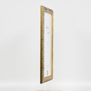 Efektný drevený rám profil 94 zlatý 61x91,5 cm múzejné sklo