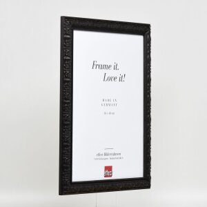 Efektný drevený rám profil 94 čierny 61x91,5 cm múzejné sklo