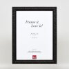 Efektný drevený rám profil 94 čierny 61x91,5 cm múzejné sklo