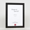 Efektný drevený rám profil 94 čierny 61x91,5 cm múzejné sklo
