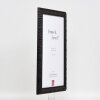 Efektný drevený rám profil 94 čierny 61x91,5 cm múzejné sklo