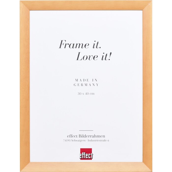 Efektný drevený rám Top N breza 62x93 cm antireflexné sklo