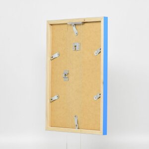 Drevený rám Top Cube 62x93 cm modré akrylové sklo